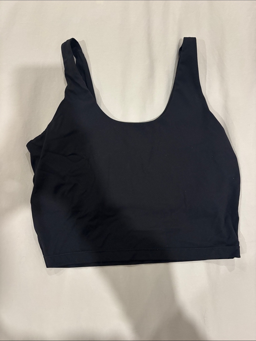 Splits59 Black Scoop Neck Sports Bralette